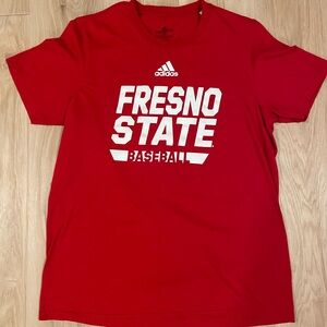Adidas Fresno State Baseball Amplifier Tee Size Large